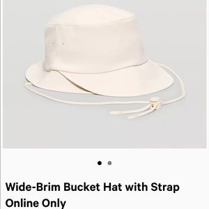 Lululemon Wide-Brim Bucket Hat with Strap